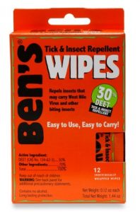 Ben's Mosquito Wipes