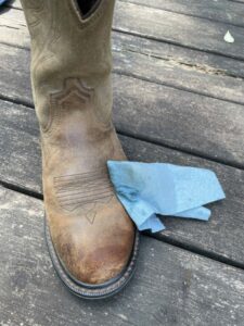 permethrin cleaning boots